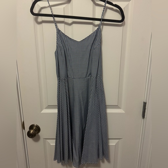 Old Navy Dresses & Skirts - Navy and White Checkered Midi Dress